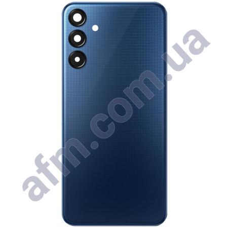 Задня кришка Samsung M156 Galaxy M15 синя Dark Blue + Скло камери!