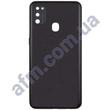 Задня кришка Samsung M225 Galaxy M22 чорна Black + Скло камери!
