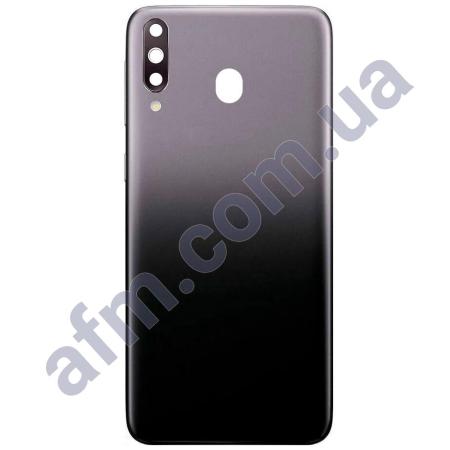 Задня кришка Samsung M305 Galaxy M30 2019 чорна Black + Скло камери!