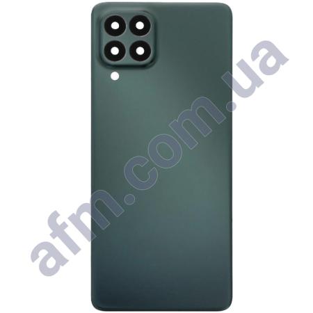 Задня кришка Samsung M536 Galaxy M53 5G зелена + Скло камери