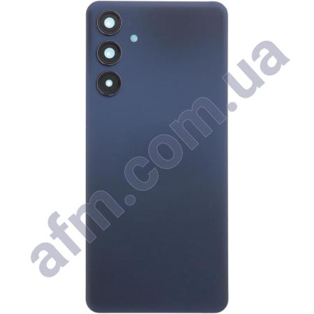 Задня кришка Samsung M556 Galaxy M55 синя Dark Blue + Скло камери