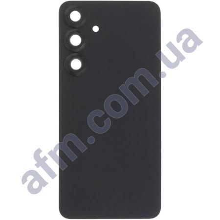 Задня кришка Samsung S721 Galaxy S24 FE чорна + Скло камери