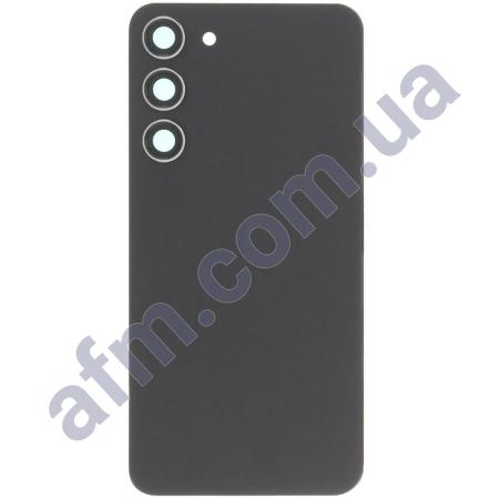 Задня кришка Samsung S916 Galaxy S23 Plus чорна + Скло камери