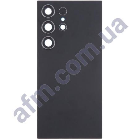 Задня кришка Samsung S928 Galaxy S24 Ultra чорна + Скло камери