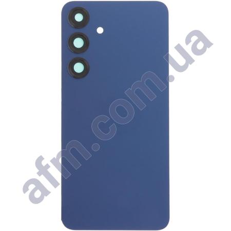 Задня кришка Samsung S936 Galaxy S25 Plus синя + Скло камери