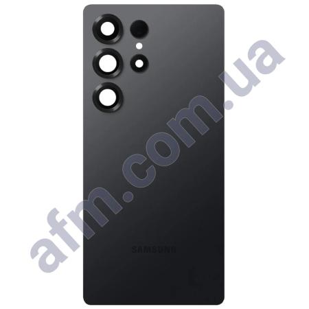Задня кришка Samsung S938 Galaxy S25 Ultra чорна Titanium Black + Скло камери