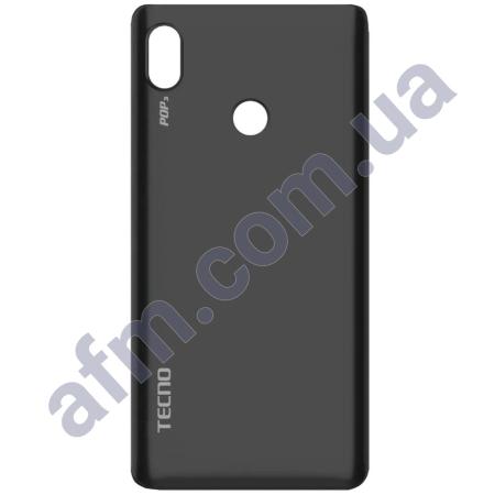 Задня кришка Tecno POP 3 (BB2) чорна Sandstone Black