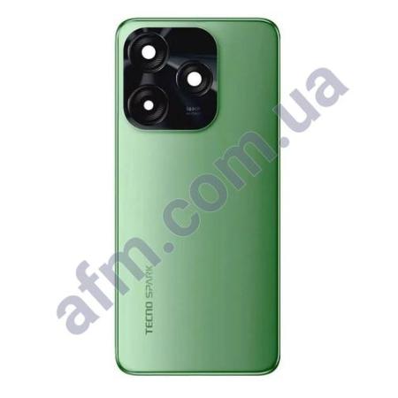 Задня кришка Tecno Spark 10C зелена Meta Black + Скло камери