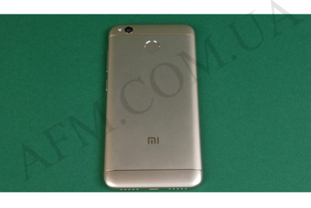 Задня кришка Xiaomi Redmi 4X золота + Скло камери!