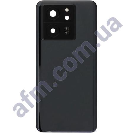 Задня кришка Xiaomi 13T/ 13T Pro чорна + Скло камери