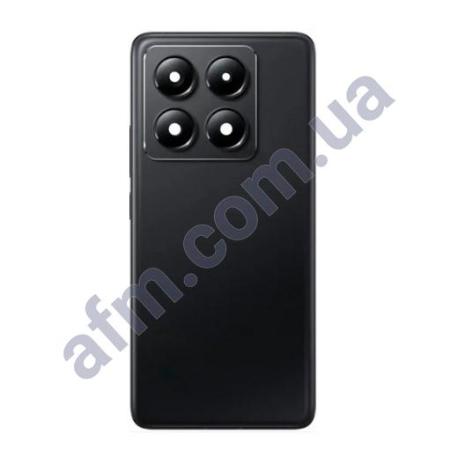 Задня кришка Xiaomi 14T Pro чорна + Скло камери