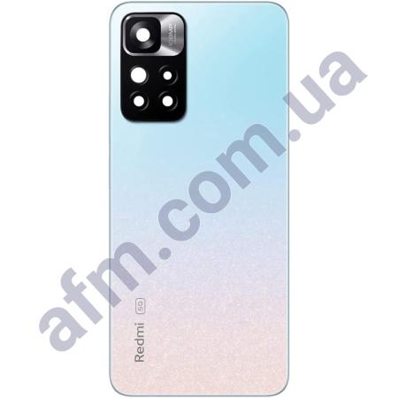Задня кришка Xiaomi Redmi Note 11 Pro Plus 5G синя Star Blue + Скло камери