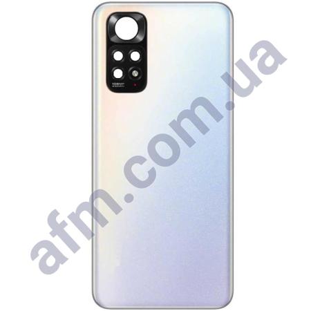 Задня кришка Xiaomi Redmi Note 11/ Redmi Note 11S біла + Скло камери