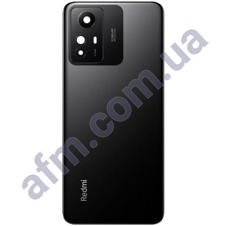 Задня кришка Xiaomi Redmi Note 12S чорна Onyx Black + Скло камери