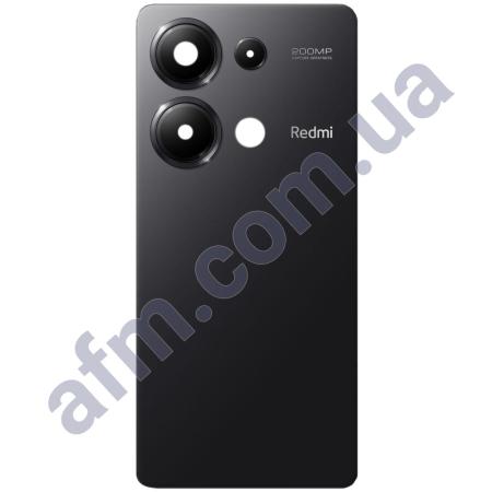 Задня кришка Xiaomi Redmi Note 13 Pro 4G чорна + Скло камери