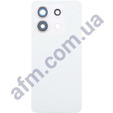 Задня кришка Xiaomi Redmi Note 13 Pro 5G біла + Скло камери
