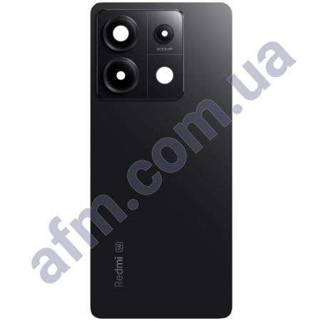 Задня кришка Xiaomi Redmi Note 13 Pro 5G чорна + Скло камери