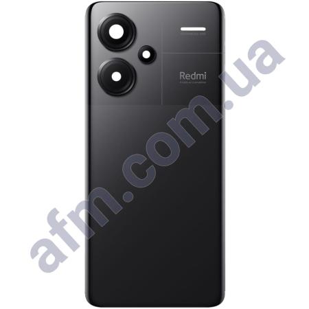 Задня кришка Xiaomi Redmi Note 13 Pro Plus 5G чорна + Скло камери