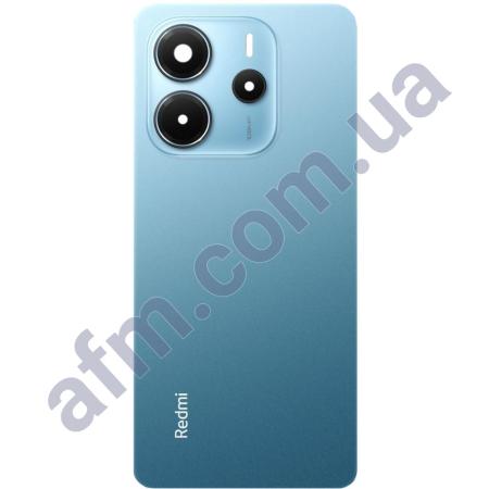 Задня кришка Xiaomi Redmi Note 14 4G Global синя Ocean Blue + Скло камери