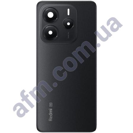 Задня кришка Xiaomi Redmi Note 14 5G чорна + Скло камери 50MP