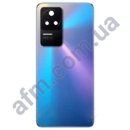 Задня кришка Xiaomi Poco F4/ Redmi K40S блакитна + Скло камери!