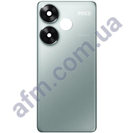 Задня кришка Xiaomi Poco F6 зелена + Скло камери