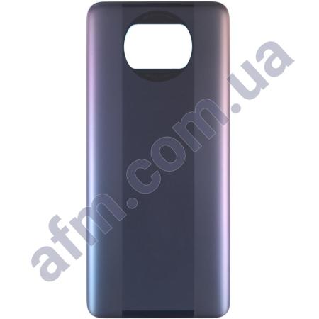 Задня кришка Xiaomi Poco X3 Pro чорна Phantom Black