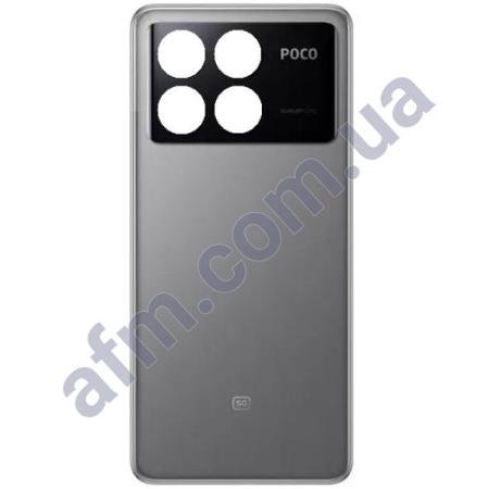 Задня кришка Xiaomi Poco X6 Pro сіра