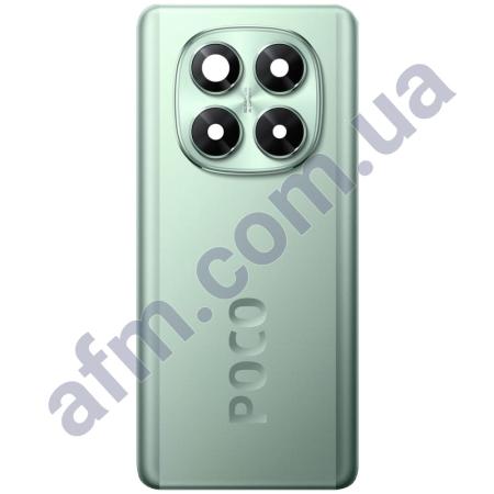 Задня кришка Xiaomi Poco X7 зелена + Скло камери