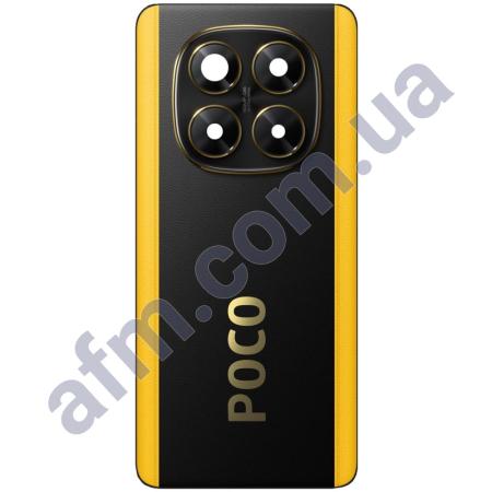 Задня кришка Xiaomi Poco X7 чорна + Скло камери