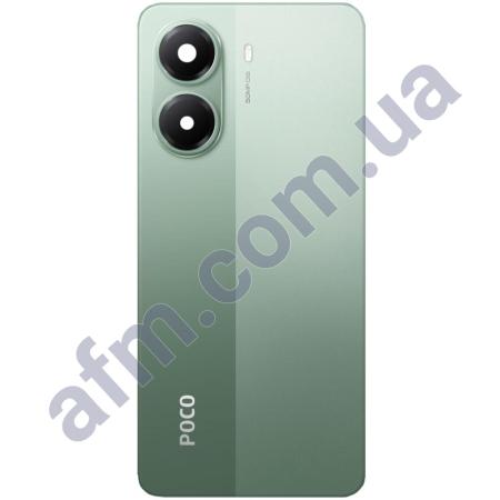 Задня кришка Xiaomi Poco X7 Pro зелена + Скло камери