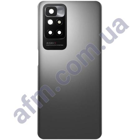 Задня кришка Xiaomi Redmi 10/ Redmi 10 2022/ Redmi 10 Prime сіра Glacier Gray + Скло камери