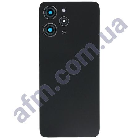 Задня кришка Xiaomi Redmi 12/ Redmi 12 5G Midnight Black чорна + Скло камери