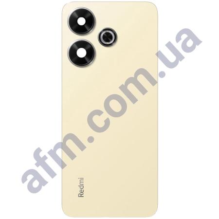 Задня кришка Xiaomi Redmi 13 золота + Скло камери