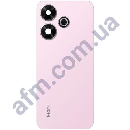 Задня кришка Xiaomi Redmi 13 рожева + Скло камери