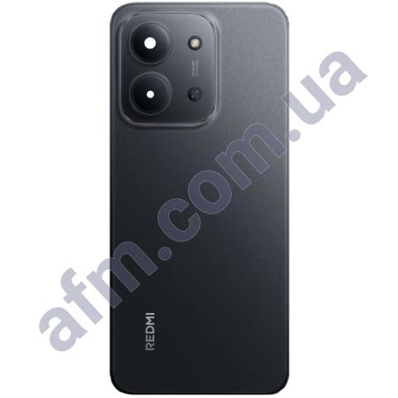 Задня кришка Xiaomi Redmi 15C 4G чорна Midnight Black + Скло камери