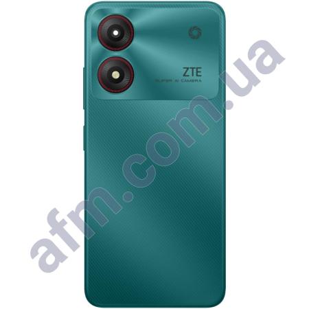 Задня кришка ZTE Blade A34 зелена + Скло камери