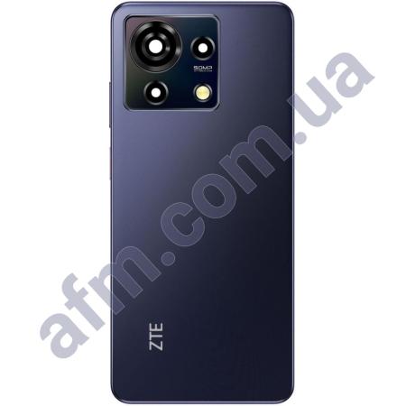 Задня кришка ZTE Blade V50 Vita чорна + Скло камери
