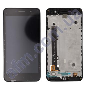 Дисплей Huawei Y6 Pro (TIT-U02/ TIT-AL00)/ Enjoy 5/ Honor Play 5X чёрный + рамка!