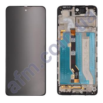 Дисплей Infinix Hot 30 (X6831) чорний + рамка