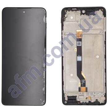 Дисплей Infinix Hot 40 (X6836) чорний + рамка