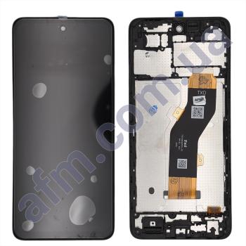 Дисплей Infinix Smart 8 X6525 чорний + рамка