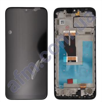 Дисплей Nokia C21 Plus TA-1424 чорний + рамка