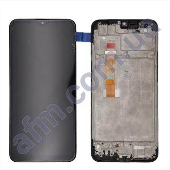 Дисплей Realme C2/ Oppo A1k чорний + рамка