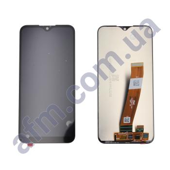 Дисплей Samsung сервісний A015F Galaxy A01 чорний (узкий коннектор) GH81-18209A