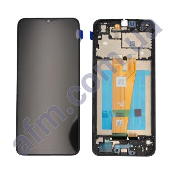 Дисплей Samsung сервісний A045F Galaxy A04 чорний + рамка GH81-22731A