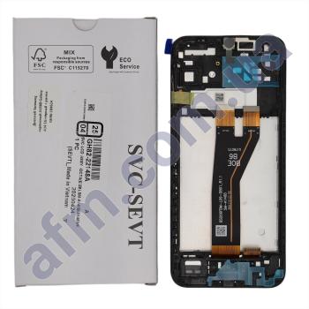 Дисплей Samsung сервисный A146B Galaxy A14 5G чёрный + рамка GH96-18462A