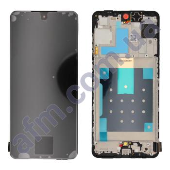 Дисплей Samsung сервисный M556 Galaxy M55 чёрный + рамка GH81-25791A
