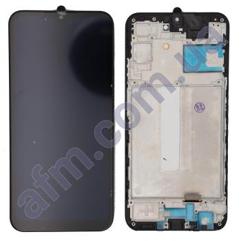 Дисплей Samsung A256 Galaxy A25 2023 OLED (Small LCD) чёрный + рамка