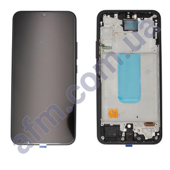 Дисплей Samsung A346B Galaxy A34 TFT чёрный + рамка